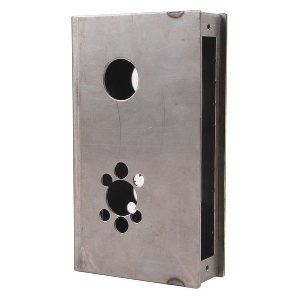 Weldable Gate Box, Silver, 2-3/8