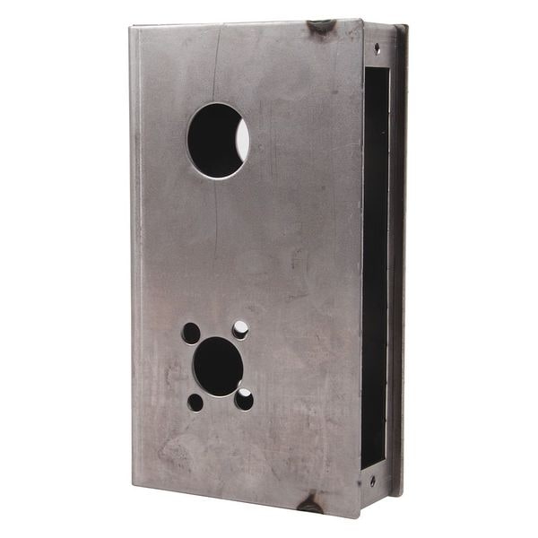 Weldable Gate Box, Silver, 2-3/8