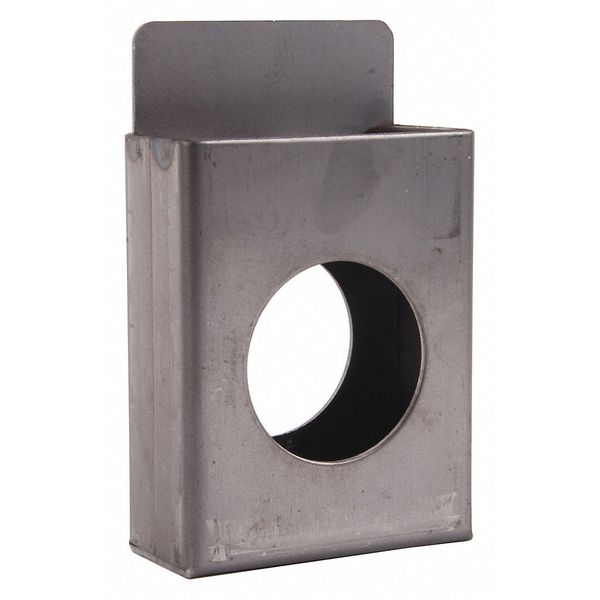 Weldable Gate Box, Silver, 2-3/8