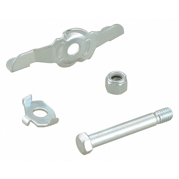 Caster Brake Kit, Zinc Plated, Steel