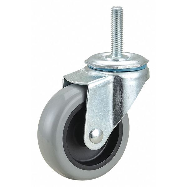 Stem Caster, 125 lbs Load, 3/8 in. Stem Diameter
