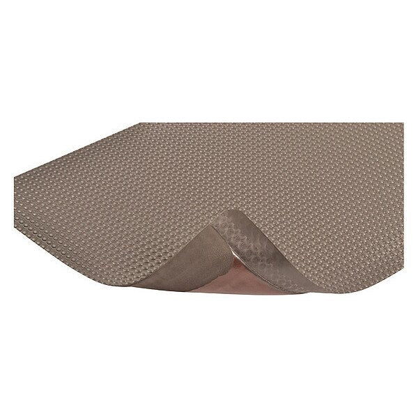 Antifatigue Runner, Black, 72 ft. L x 3 ft. W, Vinyl Surface With Dense Closed PVC Foam Base