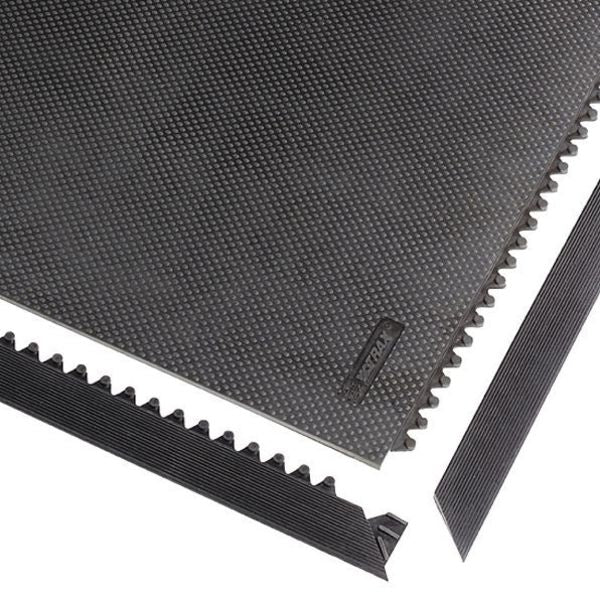 Male Mat Ramp Border Rubber 3 ft 2 in 1/2 in
