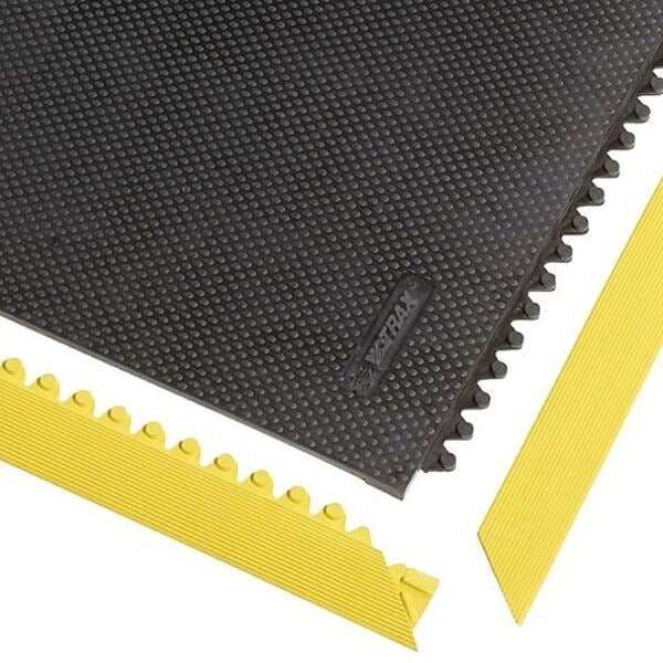Male Mat Ramp Border Rubber 3 ft 2 in 1/2 in
