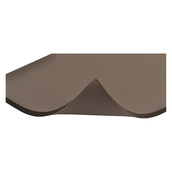 Antifatigue Runner, Black, 75 ft. L x 3 ft. W, Nitrile/PVC Foam Blend, Textured Surface Pattern