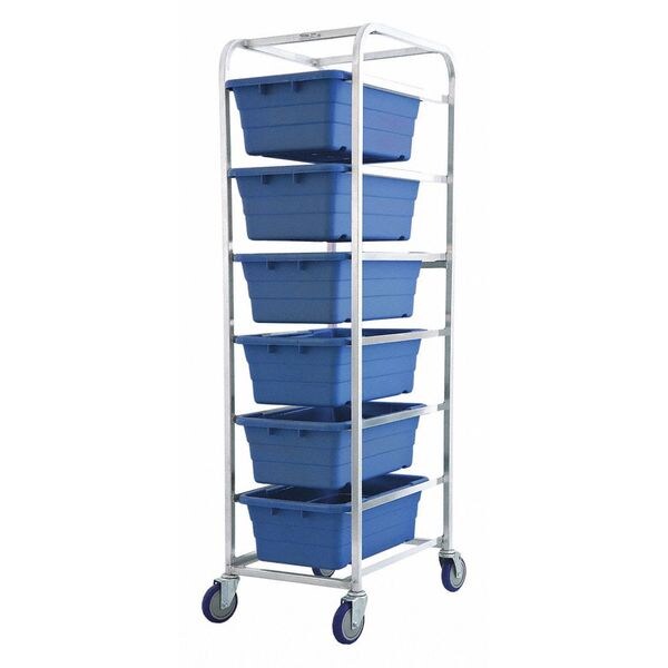 Tub Rack, 600 lb. Ld Cap., Aluminum Cart