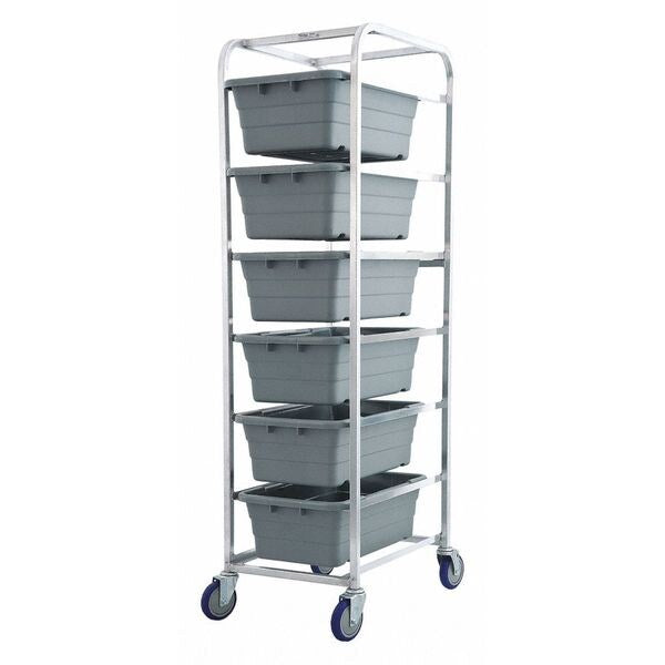 Tub Rack, 600 lb. Ld Cap., Aluminum Cart