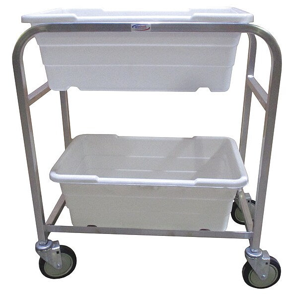 Tub Rack, 600 lb. Ld Cap., Aluminum Cart
