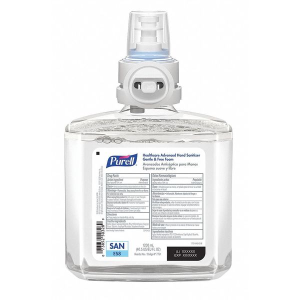 Healthcare Hand Sanitizer Foam 1200mL Refill for ES8, PK2