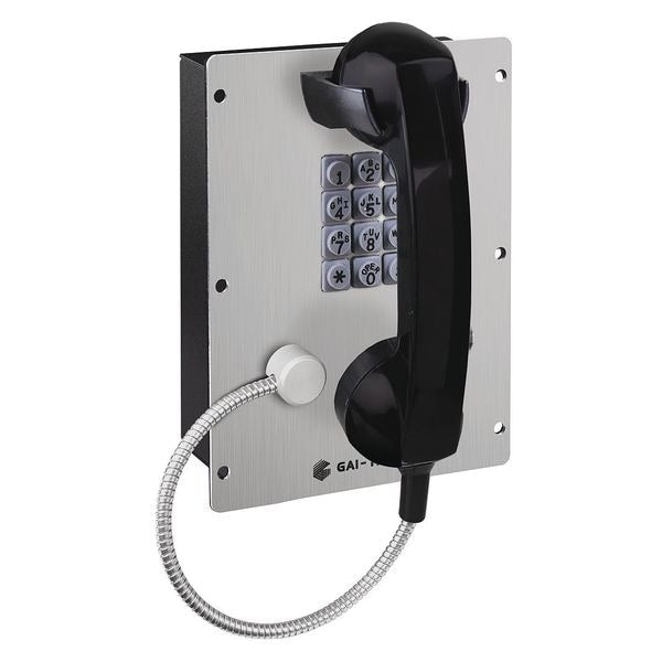 Telephone, Analog, Gray, Flush Mount
