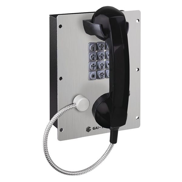 Telephone, VoIP/Ethernet, Gray, Flush Mount