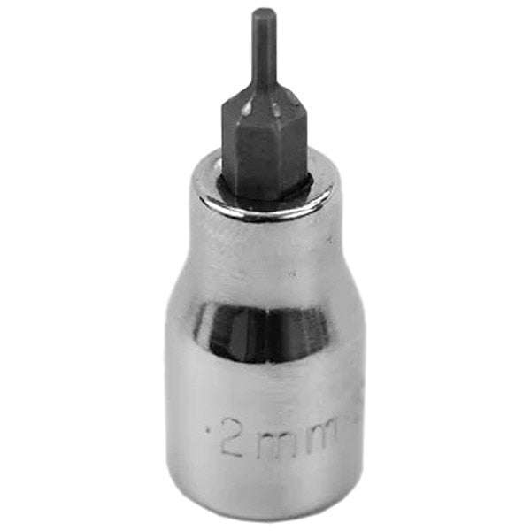 2 mm Tip, Socket Bit, Metric 3/8 in Drive