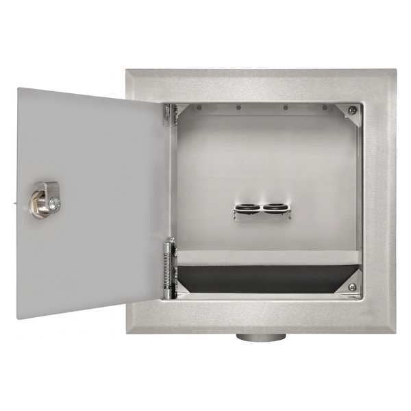 Dialysis Box Two Valve Holes(Less Valves) Locking Door