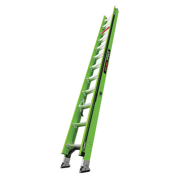 Fiberglass Extension Ladder, 375 lb Load Capacity