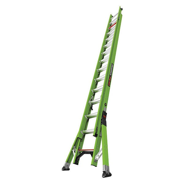 Fiberglass Extension Ladder, 375 lb Load Capacity