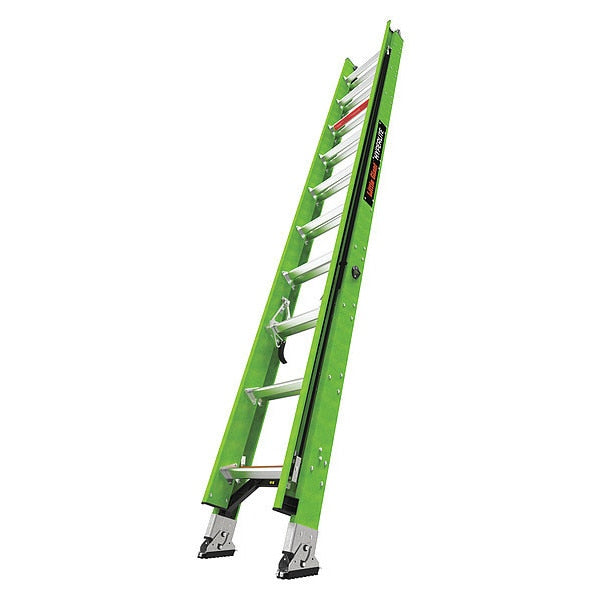 Fiberglass Extension Ladder, 375 lb Load Capacity