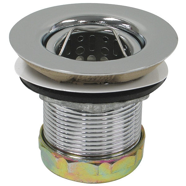 Sink Strainer, Chrome, 3-1/2