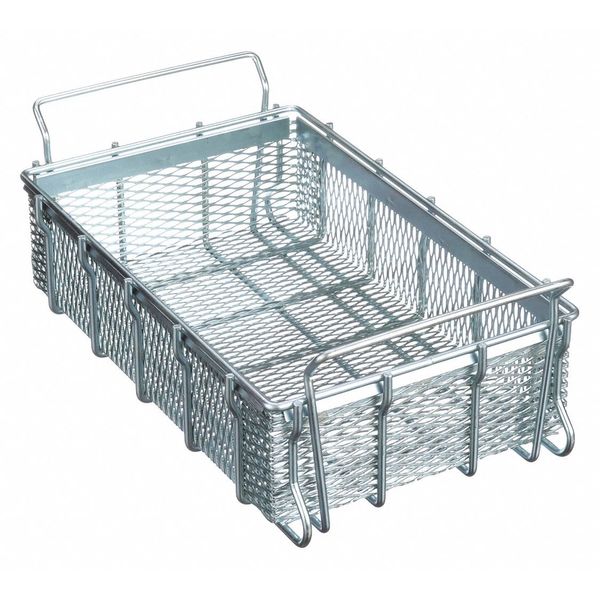 Natural Rectangular Parts Washing Basket, Steel