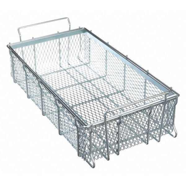 Natural Rectangular Parts Washing Basket, Steel