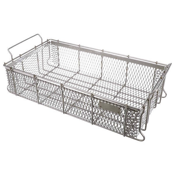 Silver Rectangular Parts Washing Basket, Stainless Steel