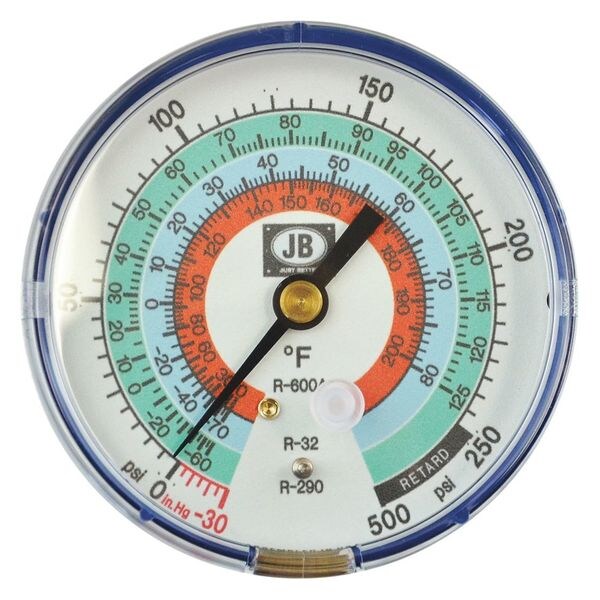 Low Side Pressure Gauge, 3-1/8