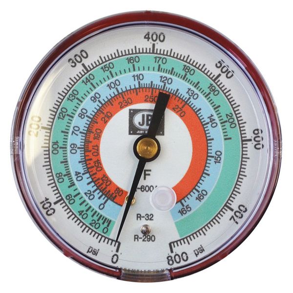High Side Pressure Gauge, 3-1/8
