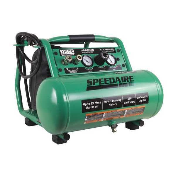 Portable Air Compressor, Oil Free, 1.70 HP