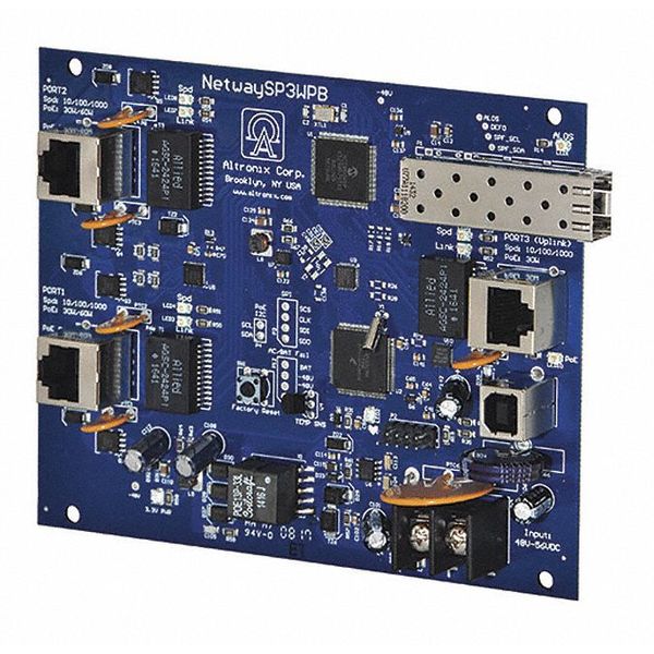 PoE Switch, Camera Inputs 3, Load 120W