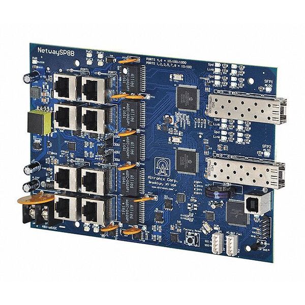 PoE Switch, Camera Inputs 8, Load 115W