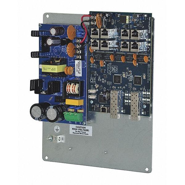 PoE Switch, Camera Inputs 8, Load 115W