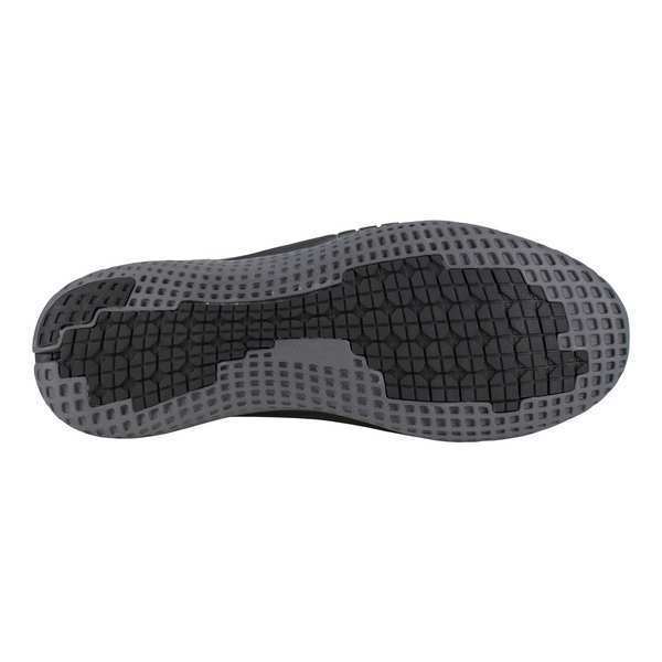 Work Shoes, 4-1/2 Size, Navy, Steel, Mens, PR