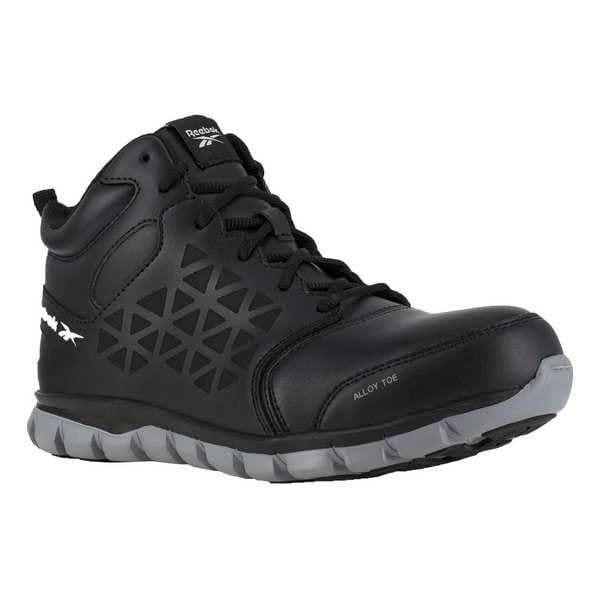 Work Shoes, 15 Size, Black, Alloy, Mens, PR