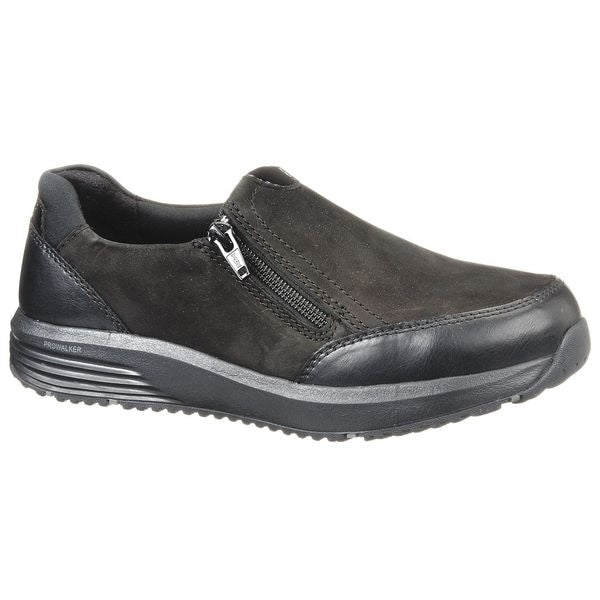 Work Shoes, 7, M, Black, Alloy, Mens, PR
