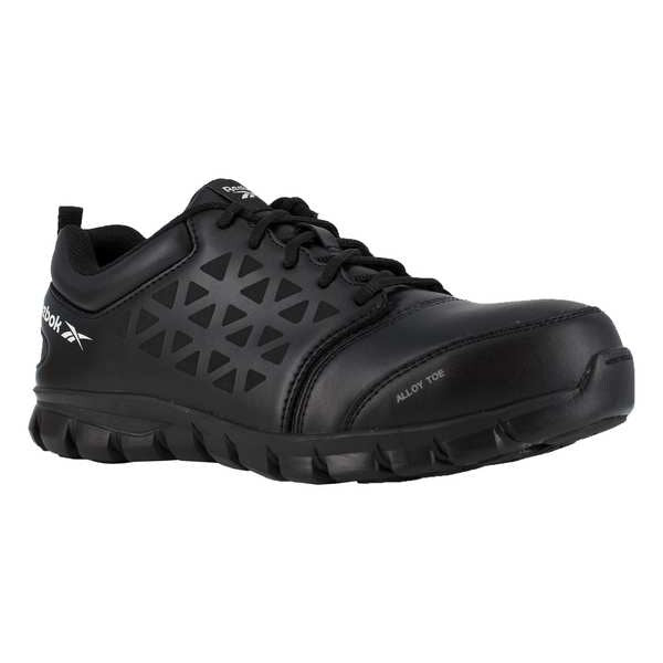 Work Shoes, 6 Size, Black, Alloy, Mens, PR