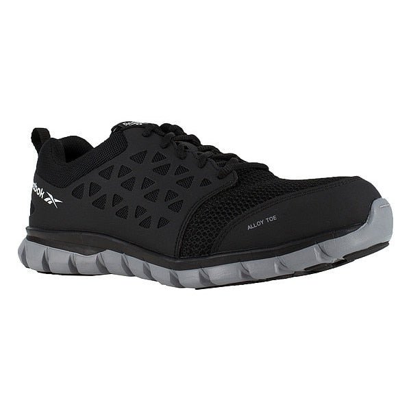 Work Shoes, 9, W, Black, Composite, Women's, PR