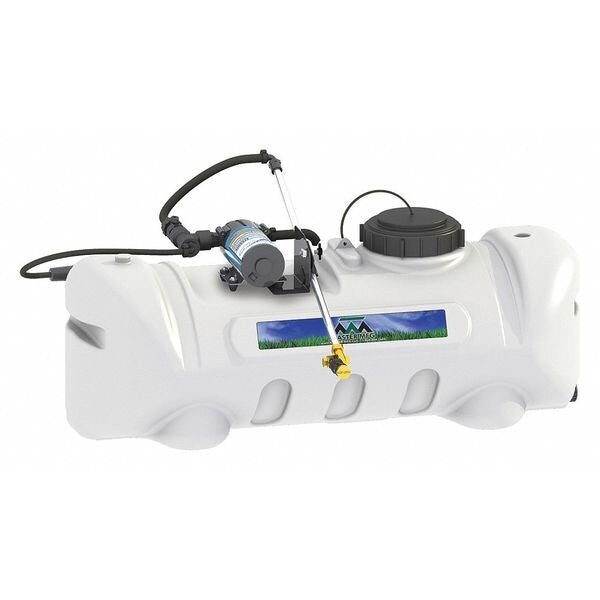 15 gal. Broadcast Sprayer, Polyethylene Tank, 15 ft. Hose Length