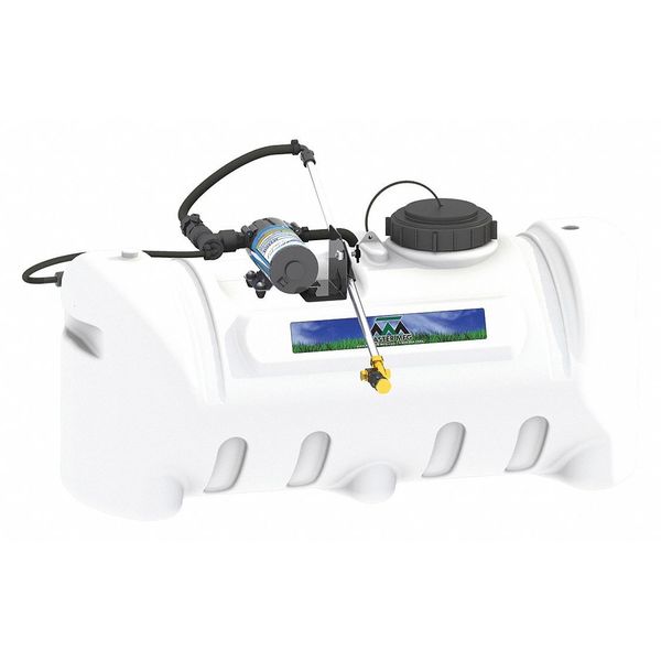 25 gal. Economy Broadcast Sprayer, Polyethylene Tank, 25 ft. Hose Length