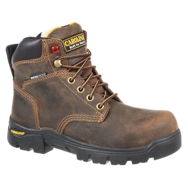 Size 9-1/2 Women's 6 in Work Boot Composite Work Boot, Brown