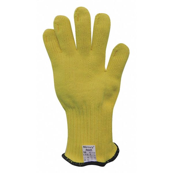 Cut Resistant Glove, Glove Sz 10, Yllw, PR