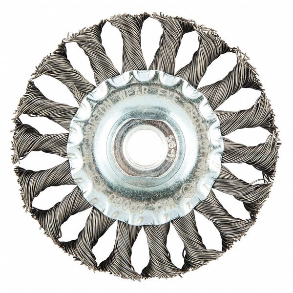 Wire Wheel Brush, Arbor Hole Mount