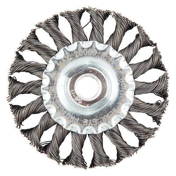 Wire Wheel Brush, Arbor Hole Mount