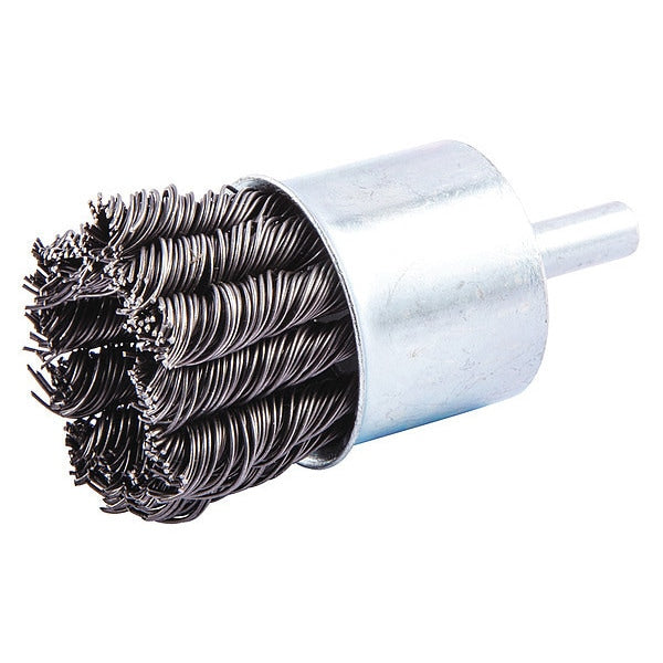 Crimped Wire End Brush, Shank Size 1/4