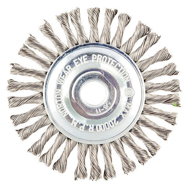 Wire Wheel Brush, Arbor Hole Mount