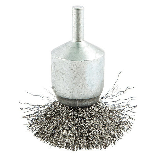 Crimped Wire End Brush, Shank Size 1/4