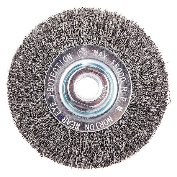 Wire Wheel Brush, Arbor Hole Mount