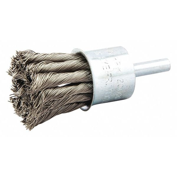 Knot Wire End Brush, Shank Size 1/4