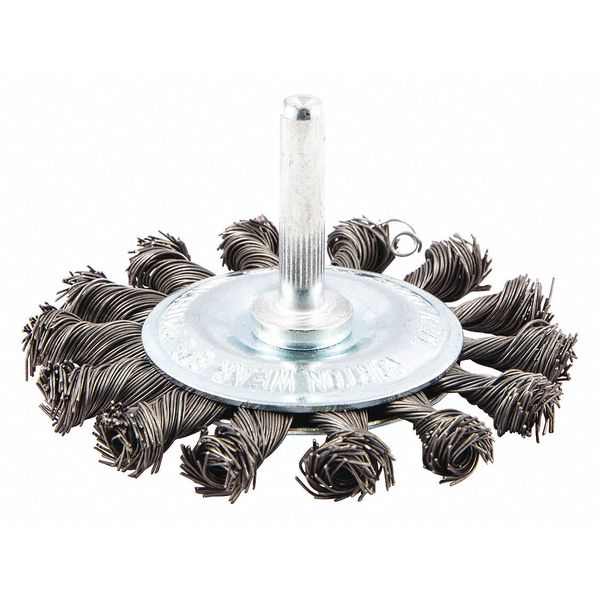 Wire Wheel Brush, Shank Mount, 5/8