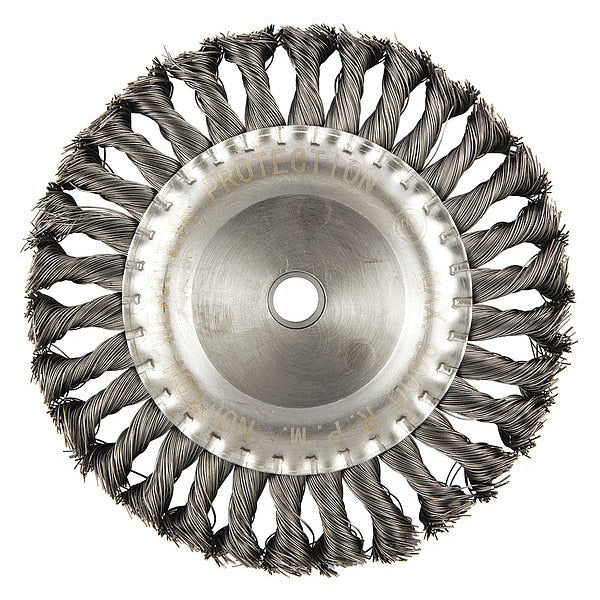 Wire Wheel Brush, Arbor Hole Mount