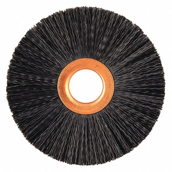 Wire Wheel Brush, Arbor Hole Mount
