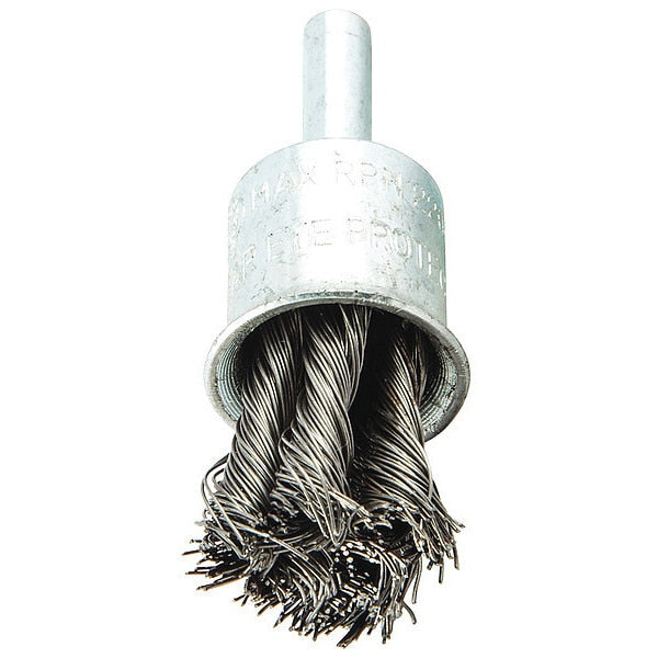 Knot Wire End Brush, Shank Size 1/4